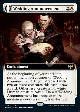 Wedding Announcement // Wedding Festivity Innistrad- Crimson Vow Bordless